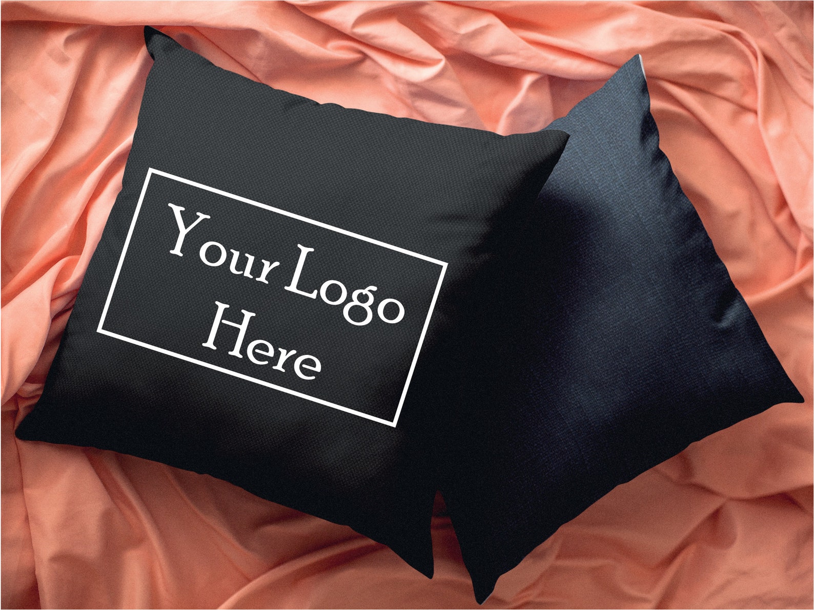 Logo Pillow Personalized Logo Pillow Custom Logo Pillow Etsy