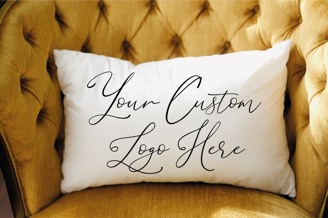 Company Decor, Office Decor, Logo Pillow, Personalized Pillow, Custom