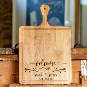 Housewarming Gift, First Home Gift, New Home Gift, Charcuterie Board, Charcuterie Boards, Personalized Cutting Board, Custom Cutting Board image 3