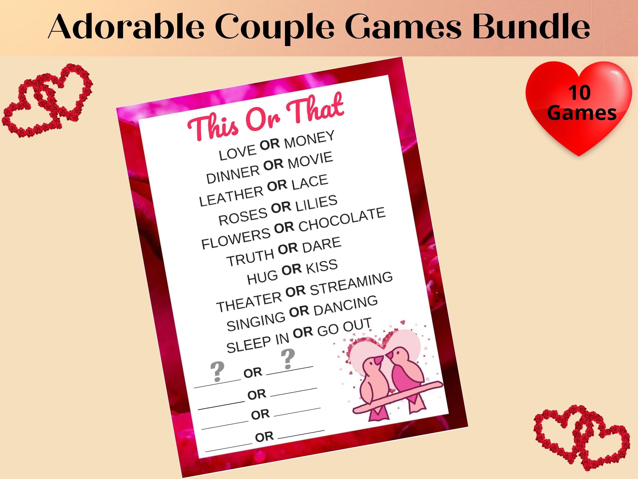 Couples Drawing Game Date Night: Romantic, Goofy, and Naughty THREE GAME  PACK 