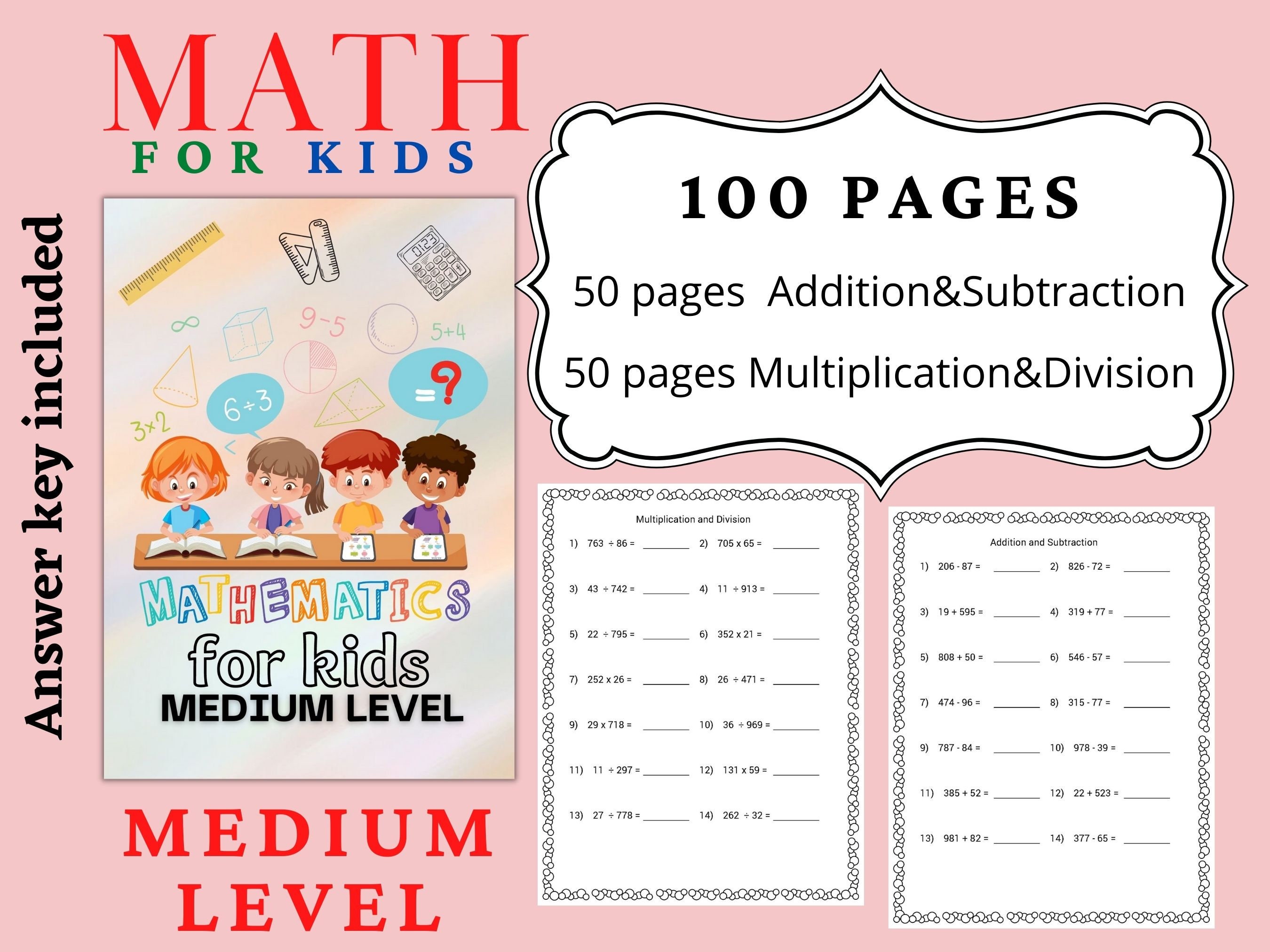 Self checking math worksheets zoom