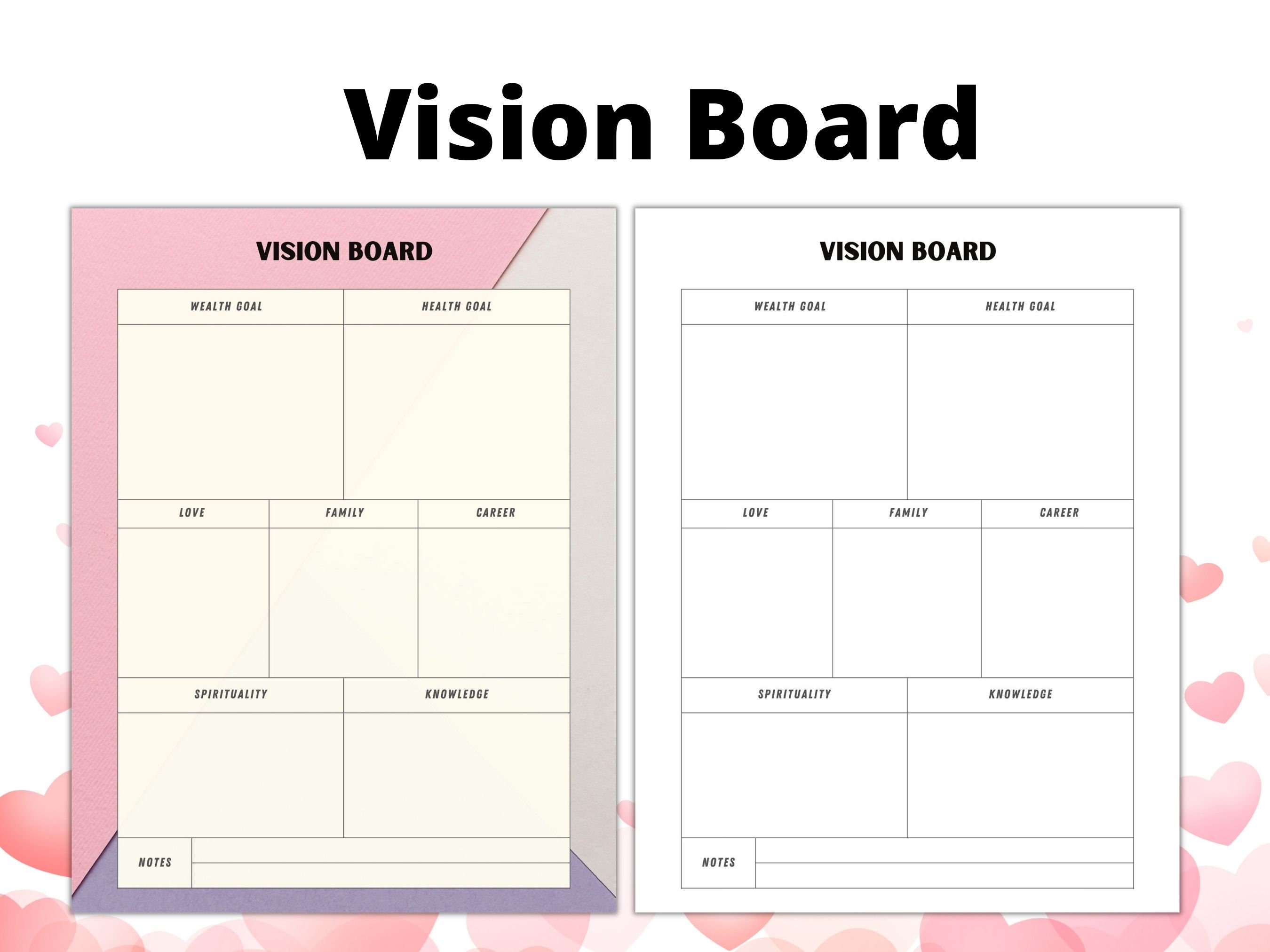 The Vision Board Journal – InHer Glo Wellness