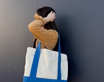 Grande bolsa de compras estilosa, sacola, sacola de compras, sacola de mercado, sacola reutilizável