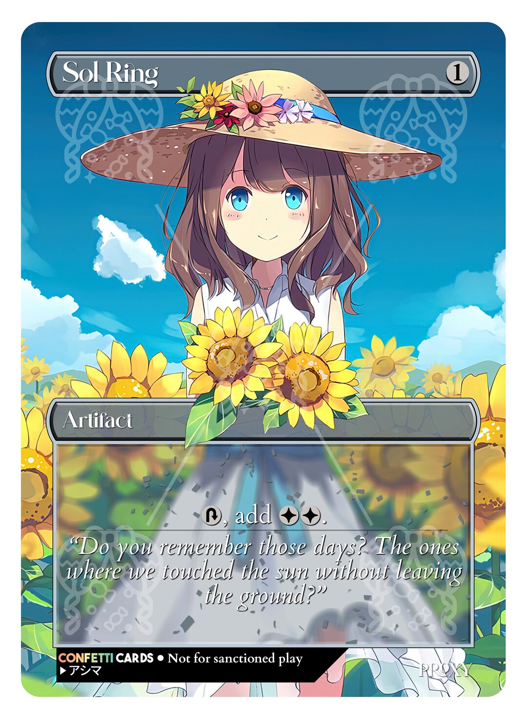 Sol Ring [sunflower Version] - Etsy