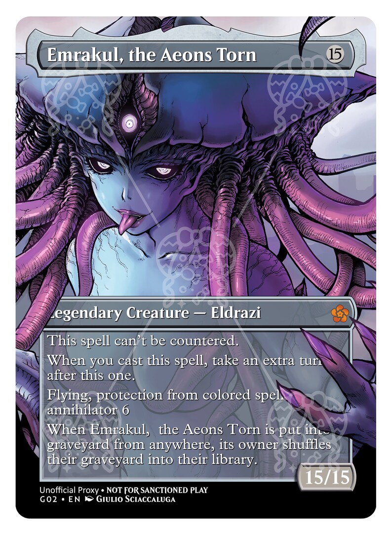 Emrakul The Aeons Torn Etsy Canada