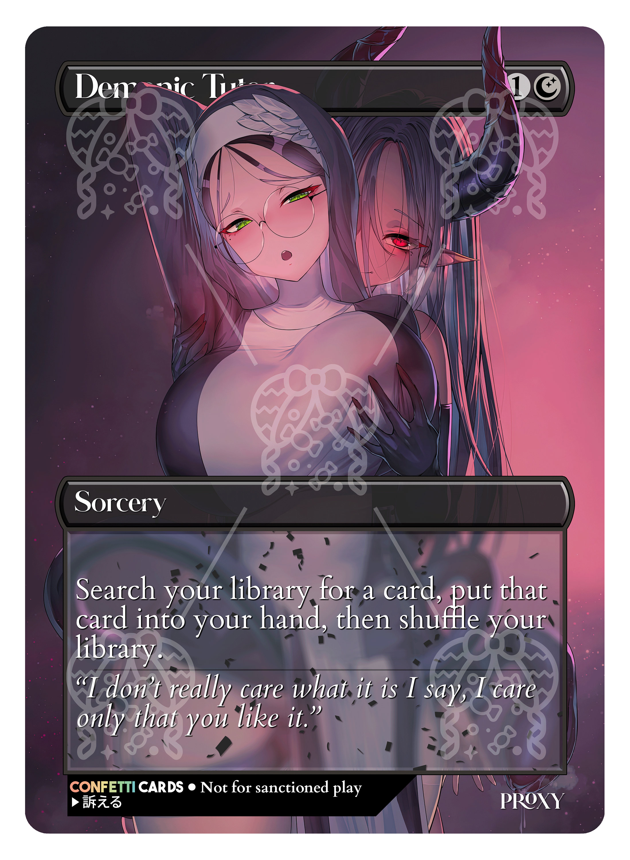 lewd mtg cards We had a similar style of Showcase before in Duskmourn and... was it Tarkir: Dragonstorm? Anyhow, they look fantastic, and although the Confetti Foils might not be to everybody's taste! Demonic Tutor - Etsy India