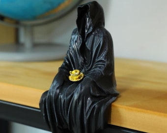 ACOTAR - Suriel Figure Statue - Suriel Tea Co -  Spill The tea - Death With Cup Of Tea