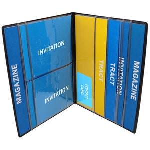 Organizador del Ministerio JW - Organizador de Servicio de Campo - Portafolio de Servicio de Campo - Regalo Pioneer JW