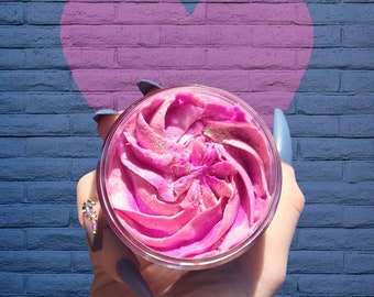 Love Spell Body Butter Gepeitschte Sheabutter Mangobutter Ganz natürliche vegan Bio-Feuchtigkeitscreme