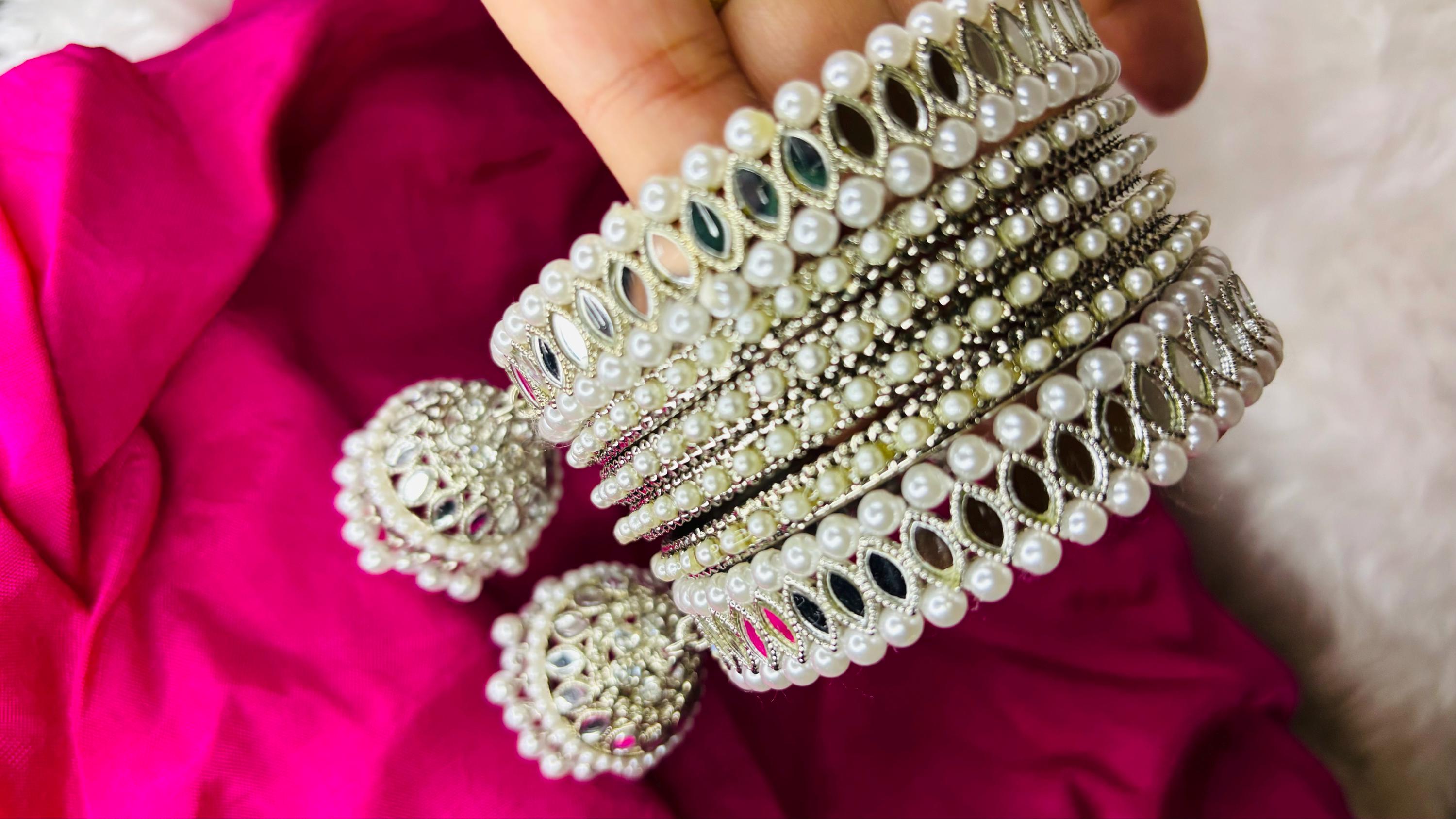 Jhumka Bangle Silver UK
