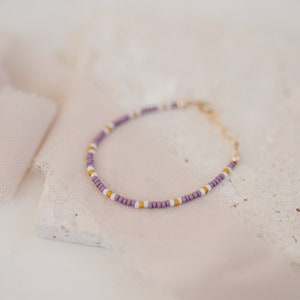 Purple Toddler Bracelet- Baby Bracelet- Infant Bracelet- Mommy and Me Bracelet- Matching Bracelet- Mom and Daughter- Birthday Gift Christmas