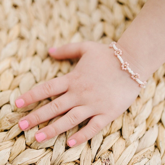 Pink Floral Mommy & Me Bracelets Pink Floral Mommy & Me Bracelets