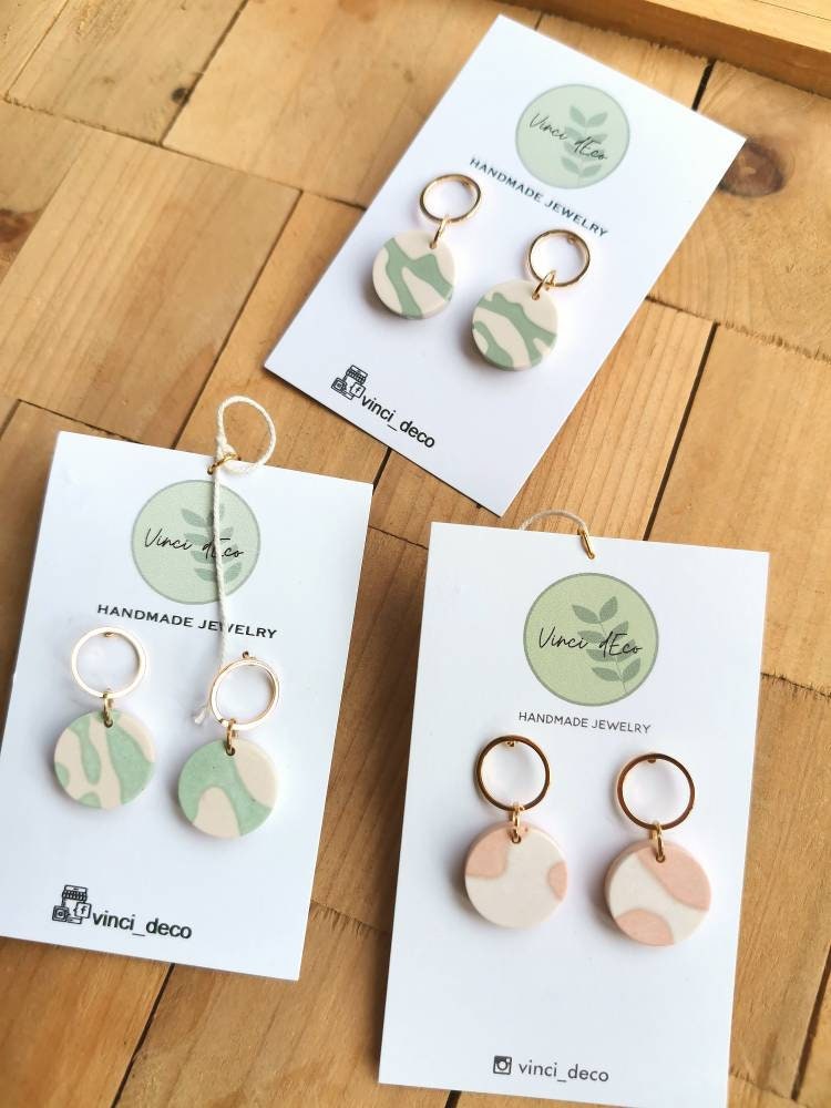 Jesmonite earrings cheap