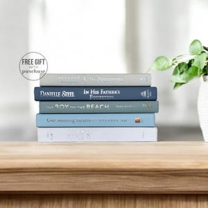Books for Staging, Decorative Books for Beach Homes, Coastal Chic Beach Home Decor, Coffee Table Book Set, Ocean Inspired Home Accents