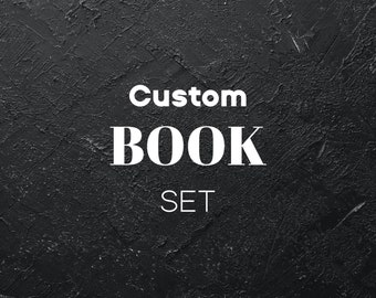 Custom Decorative Book Stacks for Home Decor - Staging Decor - Home Accents - Custom Color Home Accessories