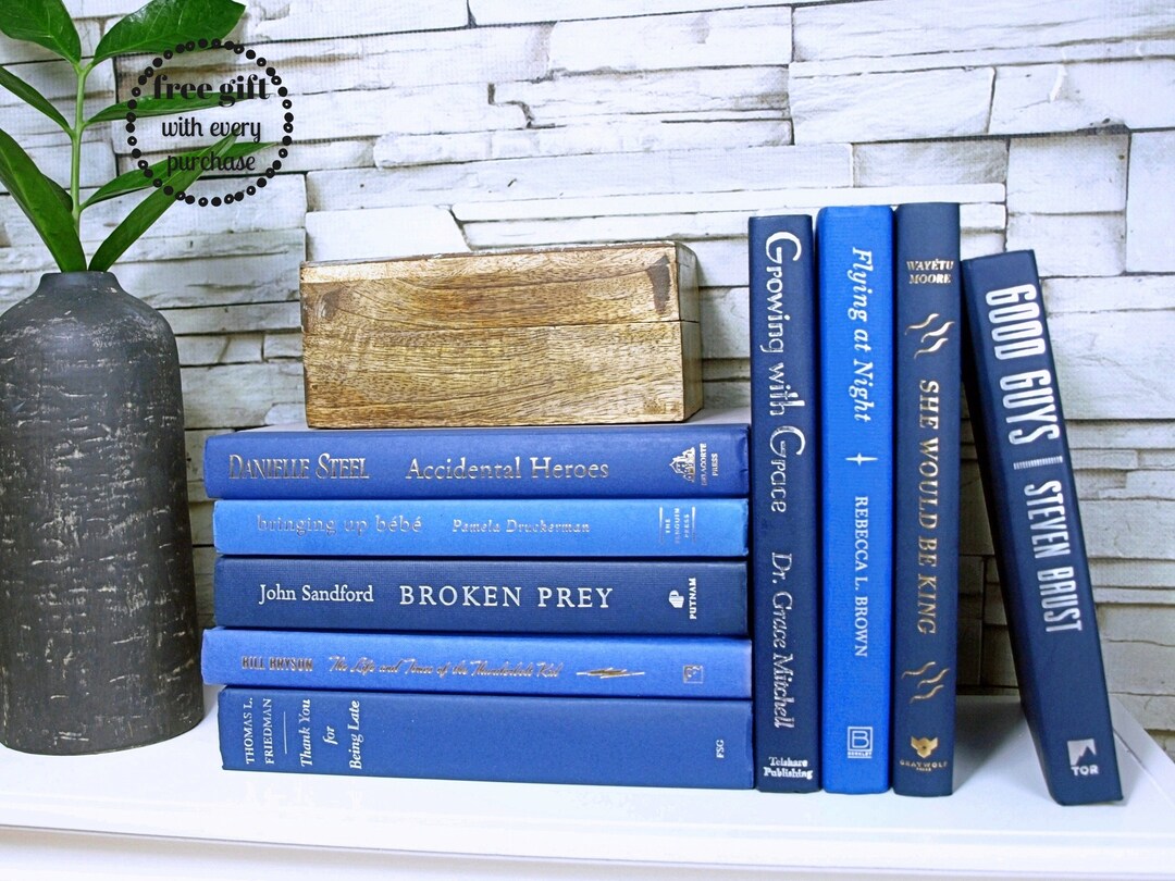 Decorative Designer Books Set for Coffee Table Shelves and Etsy