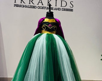 Anna Costume, Anna Princess Girl Dress, Frozen Anna Birthday Costume, Toddler Anna Inspired Dress