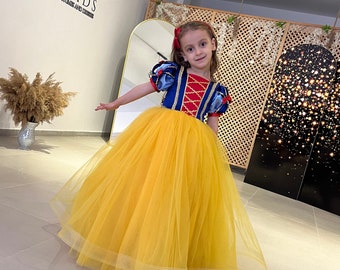 Snow White Inspired Birthday Dress: Handmade Party Gown
