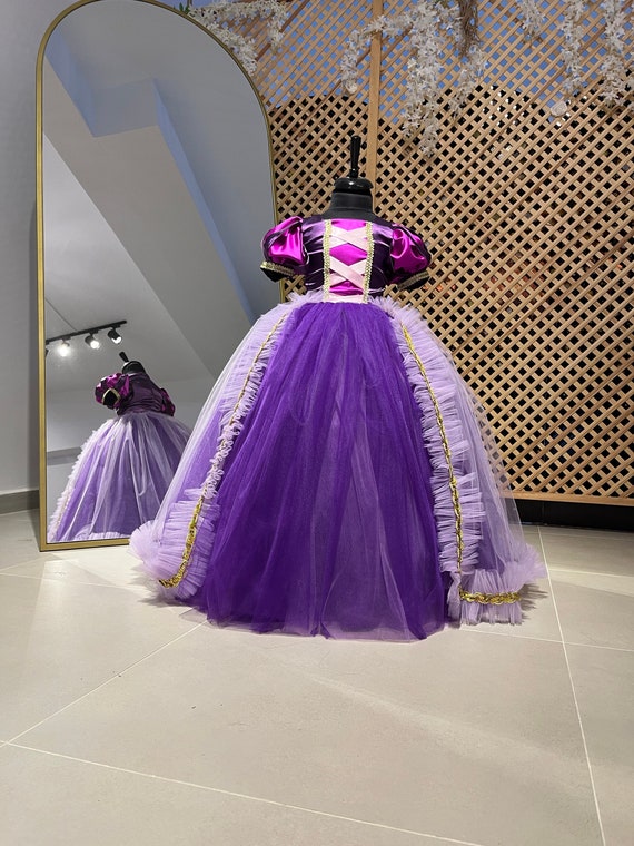 Disney Princesse Raiponce robe en tulle pour enfants 