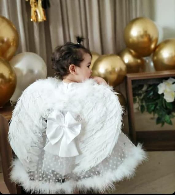 Baby angel wings and tutu sales