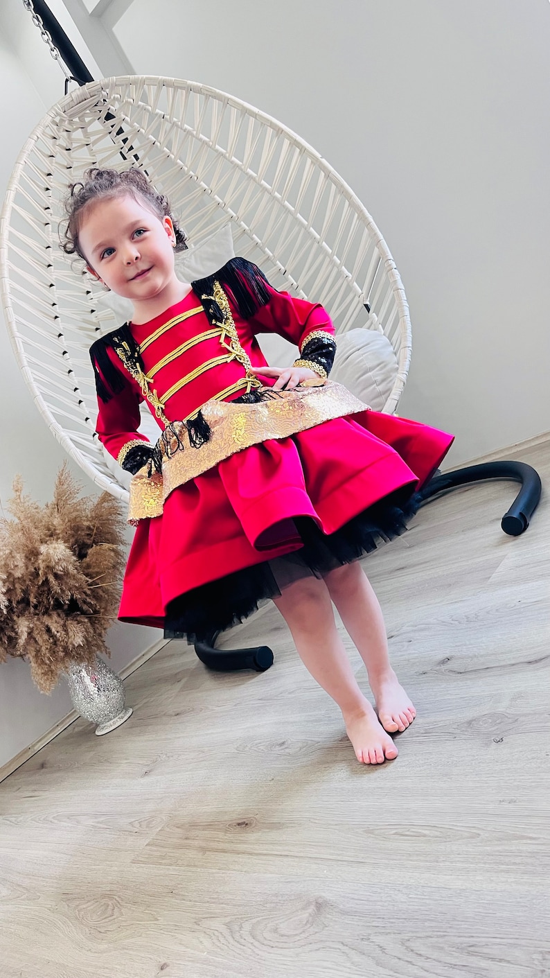 Nutcracker Tutu Dress Girl Circus Nutcracker Costume Toddler Etsy