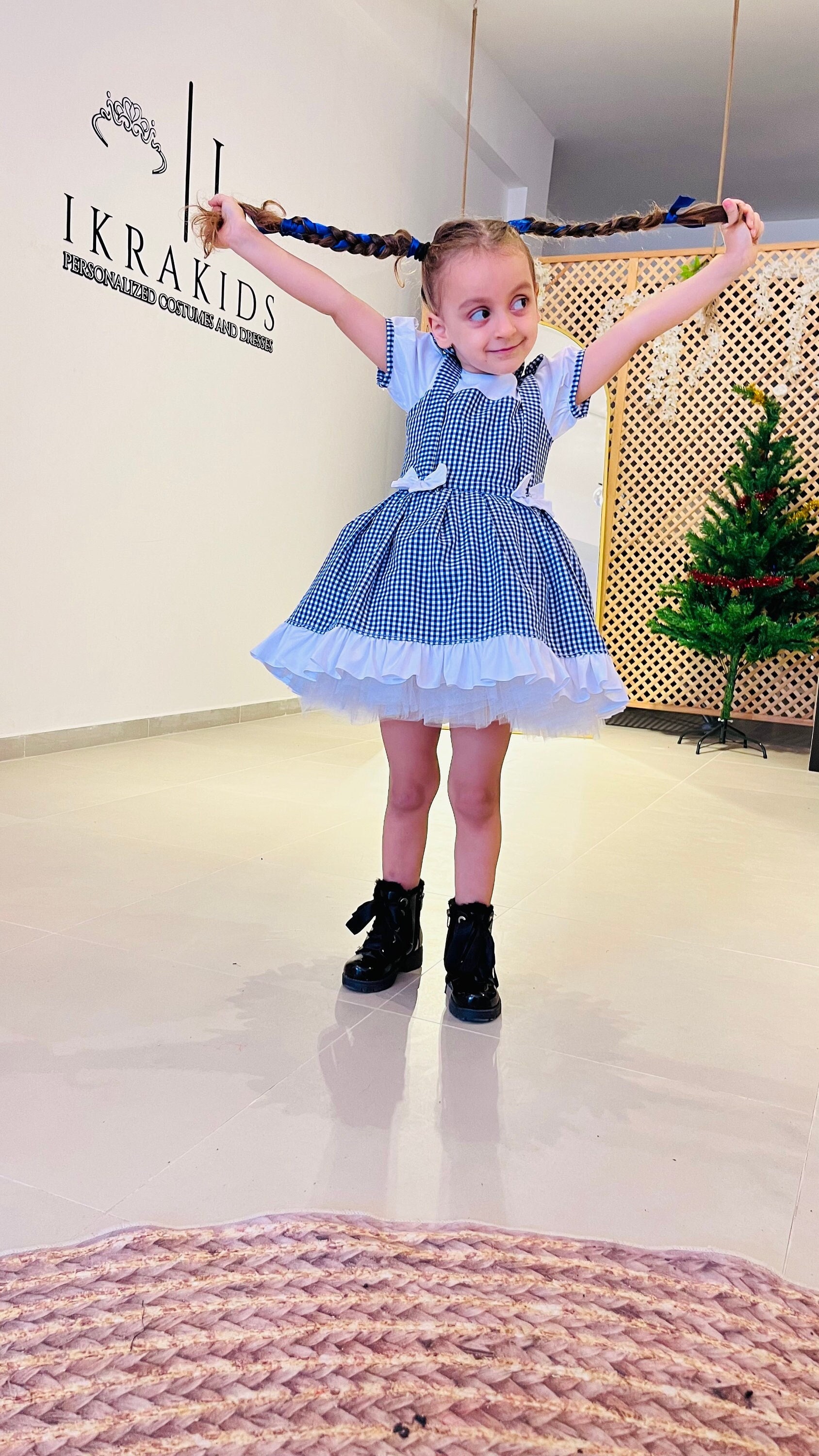 Costume Dorothy Di Oz – Vestito In Paillettes E Fiocchi Per Capelli, Taglia Bambino, Prodotto Ufficiale Rubie's