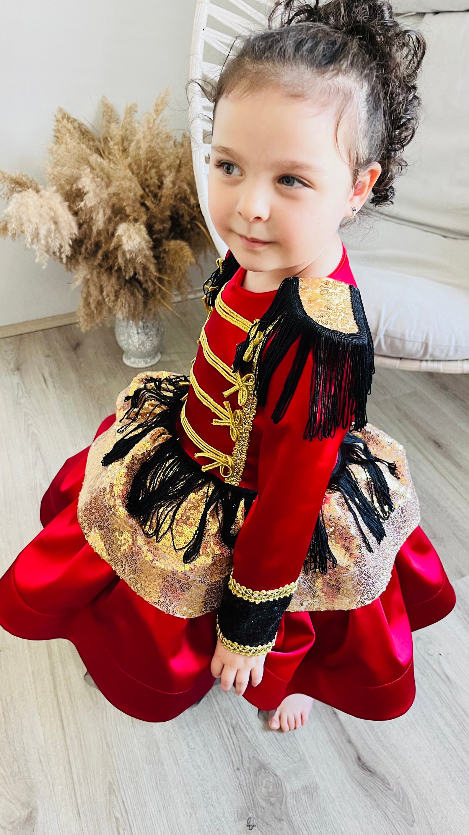 Nutcracker Tutu Dress Girl Circus Nutcracker Costume Toddler Etsy