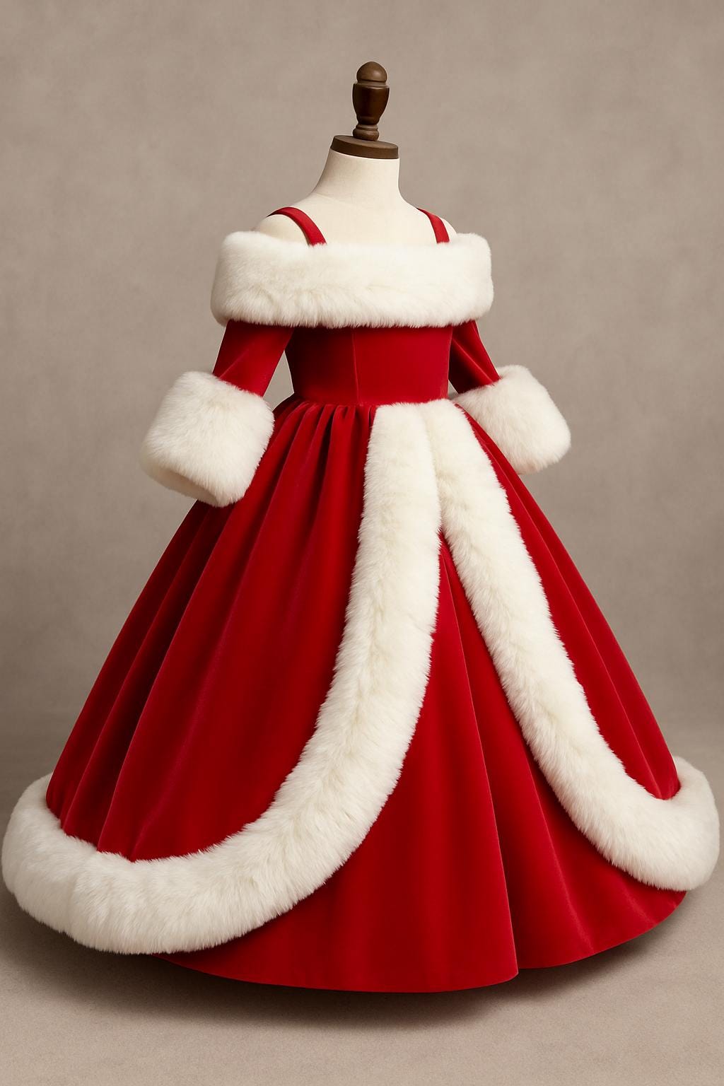 Christmas Fur Dress - Etsy