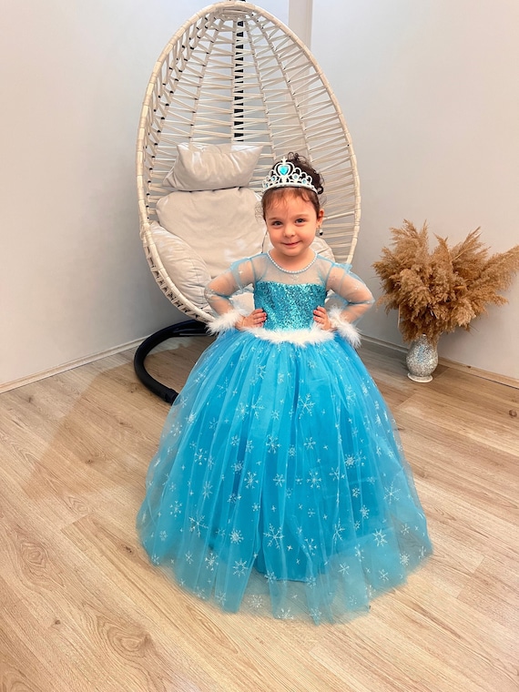 Frozen Princess Elsa Dress Elsa Crown Elsa Wand and Elsa 