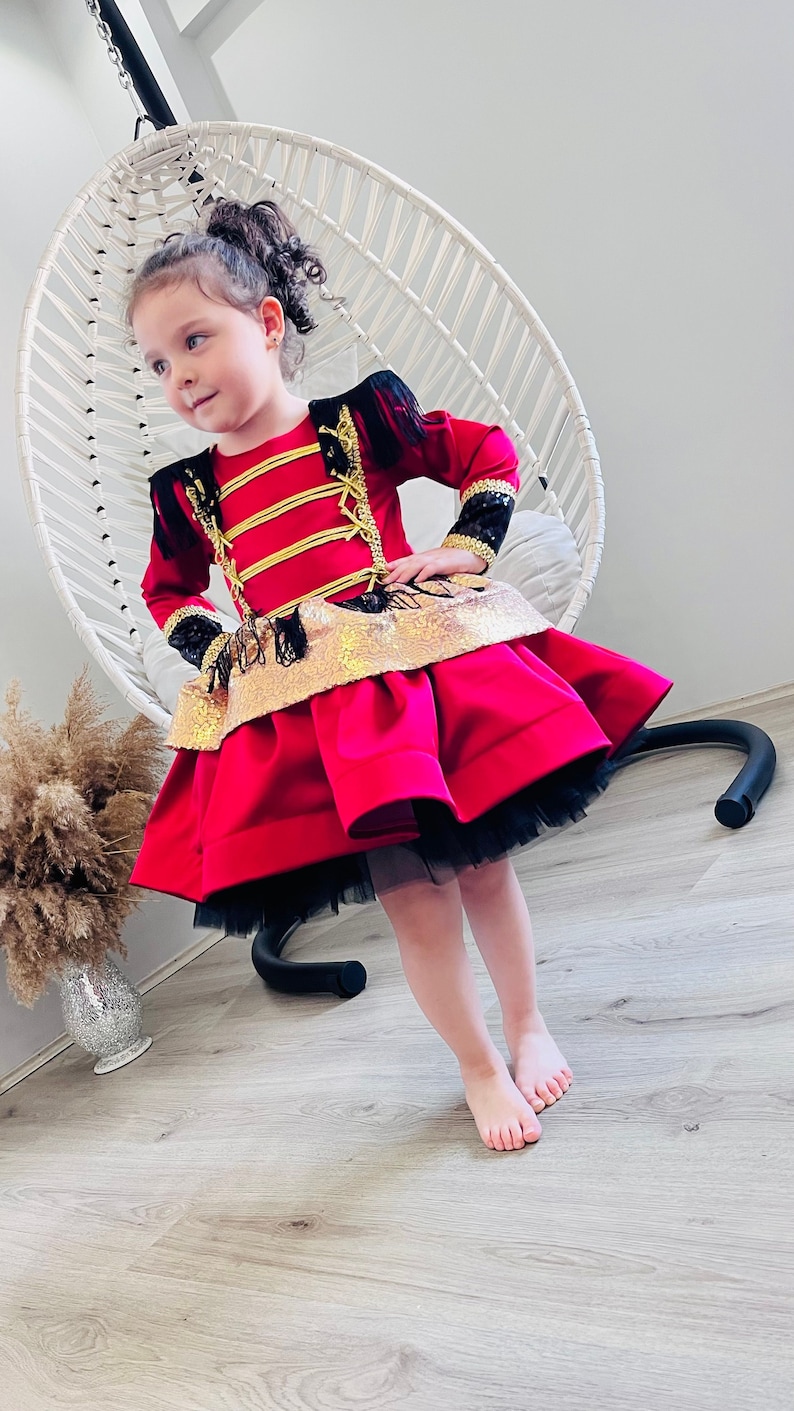 Nutcracker Tutu Dress Girl Circus Nutcracker Costume Toddler Etsy