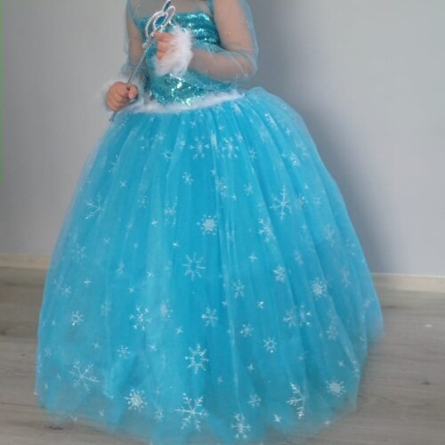 frozen dress birthday Elsa Princess Dress, Elsa frozen outfit, frozen birthday party
