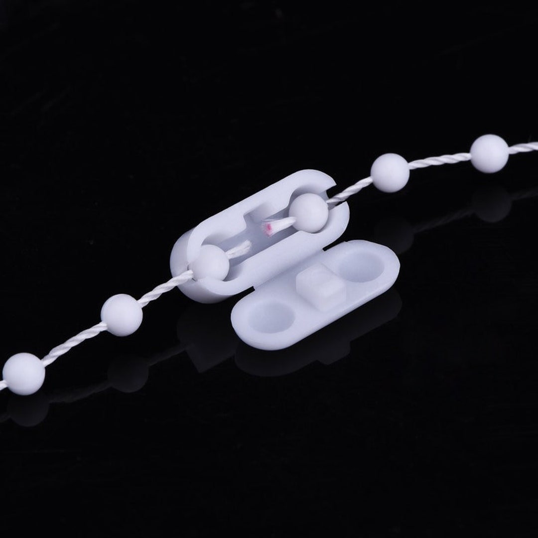 Pack of Roller/roman/vertical Blind White Plastic Chain Joiners