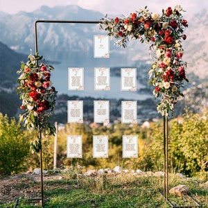 Tableau de mariage componibile Romantica/ welcome sign / tableau de mariage in plexiglass bianco e oro
