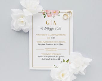 ROMANTIC INVITATION KIT, wedding invitation,modern wedding invitation,boho wedding invitation,editable template wedding invitation set