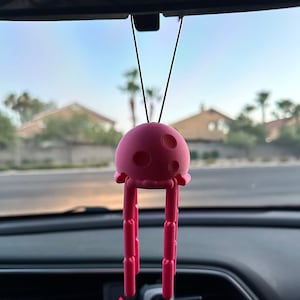 SpongeBob Jellyfish Car Mirror Accessory | Cute and Fun Car Decor | Perfect Gift for SpongeBob Fans & Kids