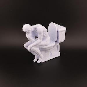 The Thinker | Unique Greek Sculpture Home Decor | Thought-Provoking Art for Living Room & Office Decor