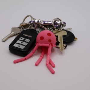 Spongebob Jellyfish Keychain | Cute Cartoon Character Keychain, Perfect Gift for Fans & Collectors, Kids Accessories