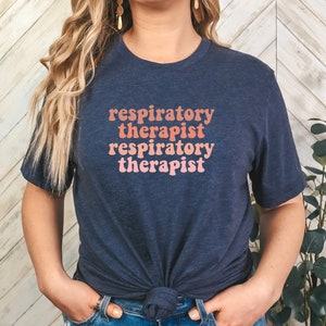 chemise d&#39;inhalothérapie, soins respiratoires, inhalothérapeute, réadaptation pulmonaire, chemise pft, cadeau de soins respiratoires, équipement respiratoire