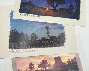 Art Prints — 5x7 — outlaw landscapes