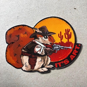 Squirrel Marston  |  Vinyl Sticker  |  Red Dead Redemption 2