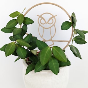 Owl Trellis | Wooden Plant Trellis | Houseplant Trellis | Hoya Support | Plant Stake