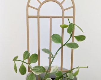 Arch Window Trellis | Hoya Trellis | Houseplant Trellis | Indoor Plant Trellis | Plant Stake