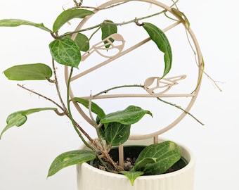 Chickadee Trellis | Wood Plant Trellis | Houseplant Trellis | Plant Stake | Hoya Support