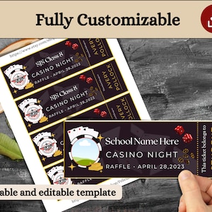 Gold and Dark Purple, Blank Raffle Template Ticket, Diy Ticket, Custom ...