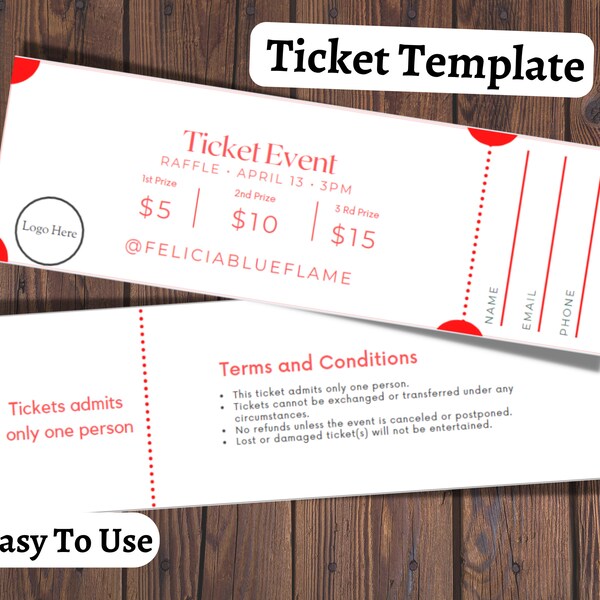 Raffle Tickets - Etsy