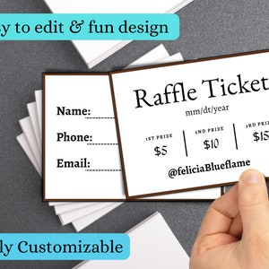 Gray ticket, Printable Raffle, Editable Raffle Template Ticket, Diy Ticket, Custom Ticket, Fall, Blank Ticket set