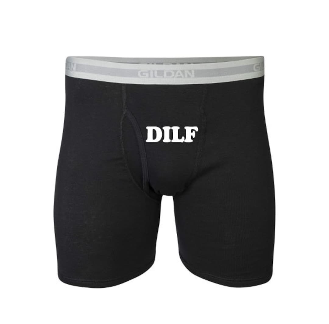DILF Men's Underwear Bottoms, Bachelor Party Favor, Naughty Mens Underwear Gift, Naughty
