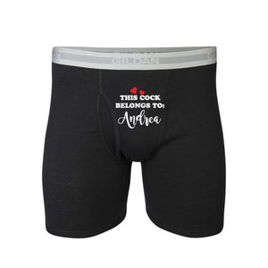 Personalized valentines day men&#39;s underwear bottoms, bachelor party favor, gift for him, naughty Valentines day gift.
