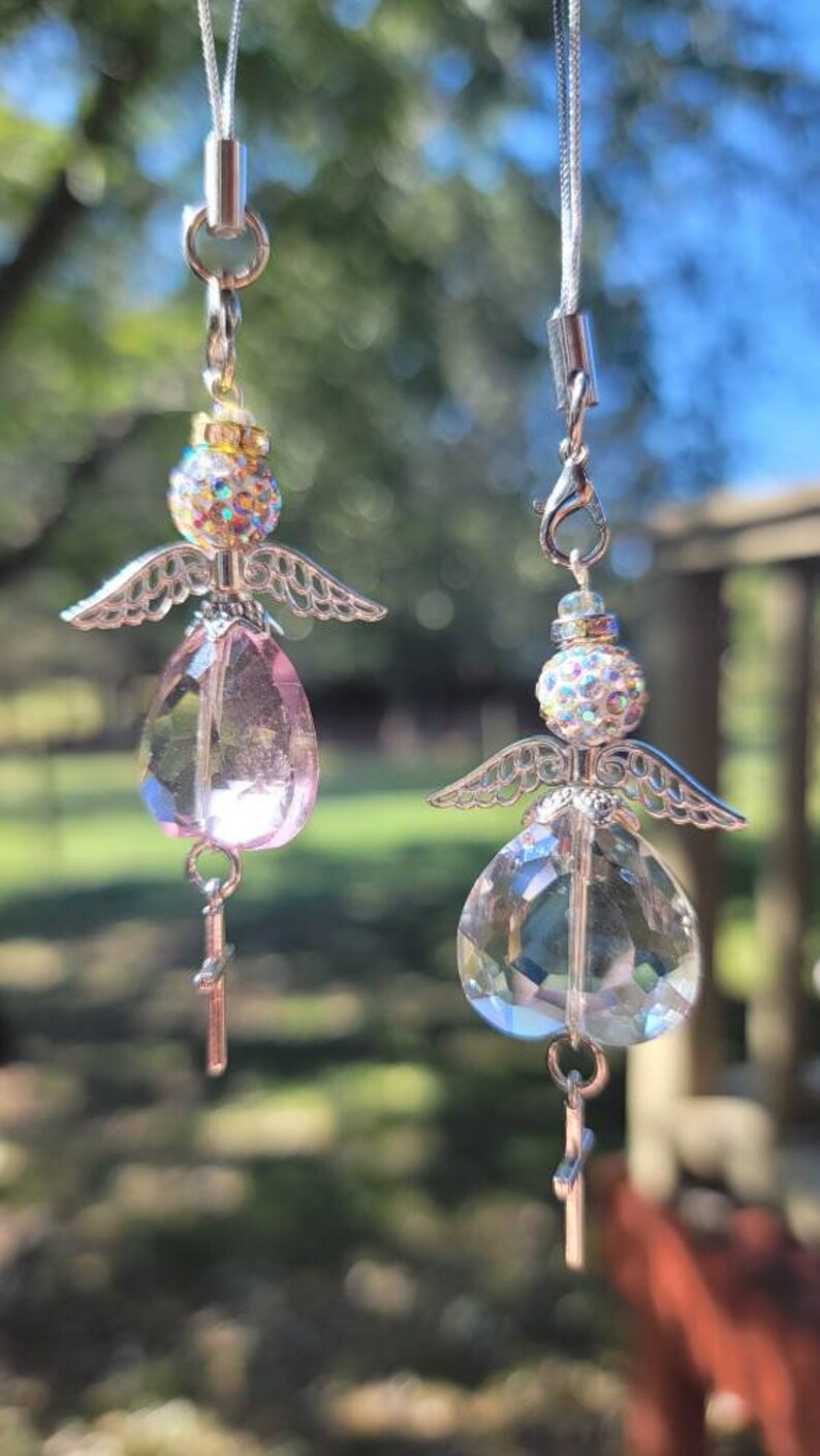Guardian Angel Mirror Dangle - Etsy