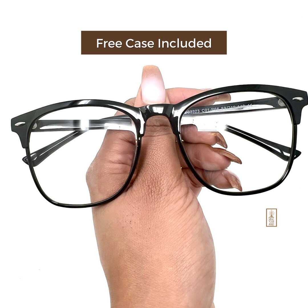 Occhiali di transizione fotocromatici anti luce blu Nero